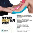 thumbnail image 2 of Kinesio Taping - Elastic Therapeutic Athletic Tape Tex Gold FP - Beige – 2 in. x 16.4 ft, 2 of 5