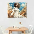 thumbnail image 2 of Nawypu American Black Woman Bathroom Wall Art Canvas Poster Decorative  Woman Art Canvas, Black Girl Art Wall Decor For Bathroom Bedroom Modern Wall Decor -, 2 of 4