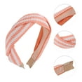 thumbnail image 3 of Unique Bargains 1 Pc Exquisite Personalized Straw Braid Headband Orange, 3 of 6