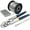 Stainless Steel, variant on Wire Rope Crimping Tool Kit, with 1/16-304 Stainless Steel Cable 165 ft (7x7 Strand Core), 100 Cable Ferrule Aluminum Loop Sleeve Stops (165ft Rope 100 Loop, Red, 1)