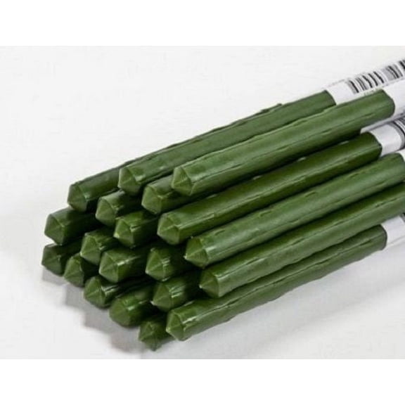 Panacea Products 89786 3 ft / 36" Green Coated Metal Plant Stakes - Quantity of 100