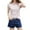 Pink, variant on Summer Hooded T-Shirts Womens Cap Sleeve Hoodies T Shirts Trendy Loose Casual Petite Tops Loungewear Blue, 2XL