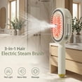 thumbnail image 2 of 2026 New Electric Steam Brush, Electric Steam Brushs for Hair, Rechargeable Steam Hair Straightener, Detangling Steam Brush for Short Hair, Reduce Frizz, Nourishes Hairs, Anti-Static (Purple), 2 of 9
