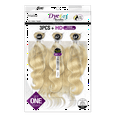 thumbnail image 2 of Pristine Brazilian Virgin Remy 100% Human Hair Weave DYE 613 BODY WAVE 3PCS+HD 13x4 Closure (14"/16"/18"), 2 of 5