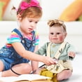 thumbnail image 4 of Ktaxon Reborn Baby Dolls, 20 Inch Realistic Newborn Eyes Open Doll Lifelike Weighted Soft Body with Accessory Set for Kids 3+, 4 of 9