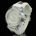 thumbnail image 3 of Pre-Owned GUCCI Sync Interlocking G Shelly Silver Dial Stainless Steel Rubber Men's... (Good), 3 of 9