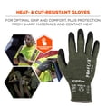 thumbnail image 3 of Proflex 7042 Ansi A4 Nitrile-coated Cr Gloves, Green, Medium, 12 Pairs/pack, Ships In 1-3 Business Days, 3 of 8
