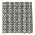 thumbnail image 2 of Ambesonne Tribal Shower Curtain, Ethnic Design Repetition, 69"Wx84"L, Army Green White, 2 of 4