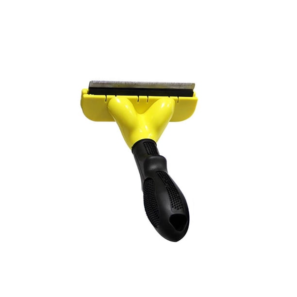 Peine Para Perros De Acero Inoxidable Para Limpieza De Pieles, Cepillo Para Depilación, Peines Para El Cuidado De Gatos, Herramienta Con Mango Suave, Accesorios Para Proveedores De Mascotas Methold PT001569-03
