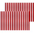 thumbnail image 2 of 2pcs Nappes Rayées Table à Rayures Couvre Nappes Rectangulaires Imperméables pour Vacances, 2 of 7