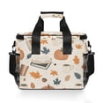 thumbnail image 7 of FORMRS Insulated Cooler Bag 24 Cans Capacity Soft Leakproof Lunch Box with Side Pockets, Fall Books, 7 of 7