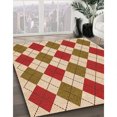 thumbnail image 3 of Ahgly Company Machine Washable Indoor Round Transitional Mahogany Brown Area Rugs, 3' Round, 3 of 7