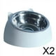 thumbnail image 1 of Cuencos para gatos,Cuencos para perros pequeños y gatos Platos para mascotas Bandeja alimentador,Comida para mascotas Cuenco con agua Bebedero para cachorros,Cuencos para comida para, 1 of 5