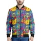 thumbnail image 2 of Chaqueta con cremallera psicodélica abstracta para hombre, sudadera de gran tamaño con estampado 3D, chaquetas bomber de manga larga para primavera y otoño para mujer, 2 of 5