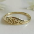 thumbnail image 3 of 925 Silver,Rose Gold,Gold Ring Pretty Flower Shape Women Jewelry Sz 6-10, 3 of 7