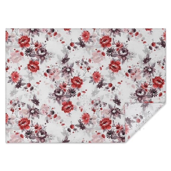 Pioneer Flower Rectangle Tablecloth 60"x84",Waterproof Polyester Rectangle Table Cloth, Wipeable Spillproof Polyester Tablecloth for Dining, Camping, Indoor and Outdoor