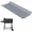 26 " x 10 ", variant on 27 Inch Ash Pan Replacement Parts for Char Griller 1224, 1324, 2121, 2222, 2727 and Charbroil Grills, Charcoal Tray with 2pcs Fire Grate Hanger Set