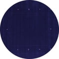 thumbnail image 1 of Ahgly Company Indoor Round Abstract Purple Contemporary Area Rugs, 3' Round, 1 of 4