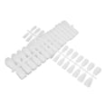 thumbnail image 3 of Artificial Nail Tips, Clear  Nails Full Cover Cuttable Beautiful  For Salon For Nail Art, 3 of 8