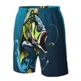 thumbnail image 4 of Fotbe Largemouth Bass Fish Trajes de Baño Estampados para Hombre, Shorts de Verano de Secado Rápido, Ropa de Playa, Bañadores-Medium, 4 of 6