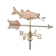 thumbnail image 1 of Good Directions 8847PAR Basse avec Leurre et Flèche Cottage Weathervane - Cuivre Pur avec Support de Toit, 1 of 1
