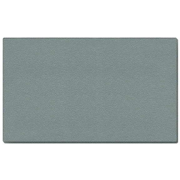 Pemberly Row Vinyl 4' x 8' Wrapped Edge Bulletin Board in Stone