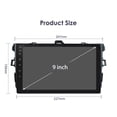 thumbnail image 6 of For Toyota Corolla 2009-2013 Android in Dash Car Radio Stereo WiFi SWC Backup Camera, 6 of 6