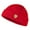 Red, variant on Tnobhg Autumn Winter Solid Color Knitting Hat Women Men Logo Print Brimless Beanie Hat Casual Short Ribbed Couple Hat