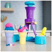 Kinetic Sand, Soft Serve Station with 14oz Play Sand, 2 Ice Cream Cones & 2 Tools