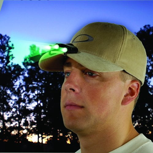 Cyclops LED Hat Clip Light, Green, Top 