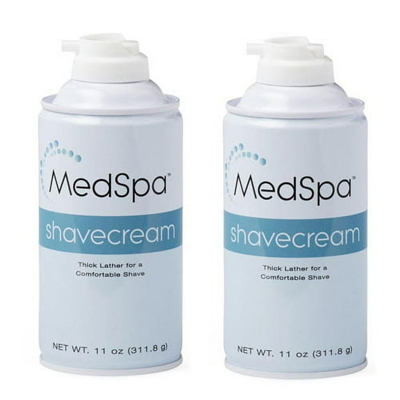 MedSpa Shaving Cream 11 oz, 2/PK MDS191101