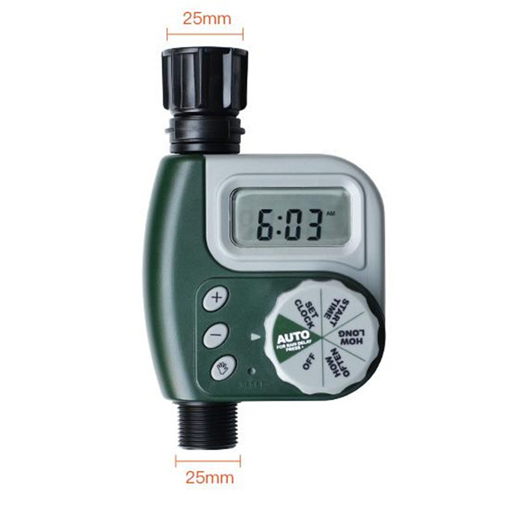 Vegetables BESEN Garden Irrigation Controller Garden Watering Timer Automatic Irrigation Control Adjustable Water Pressure Lawns and Farms Battery Powered for Gardens