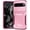 Pink, variant on for Google Pixel 8 Case, Heavy Duty Case with Camera Lens Sliding Cover, Shockproof Dropproof Non-Slip Military Grade Full Body Rugged Protection Cover Case for Google Pixel 8, Blue