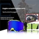 thumbnail image 5 of Equitación Gafas Todoterreno Gafas De Equitación Gafas De Esquí Gafas De Exterior Eigraketly OD009975-02, 5 of 7