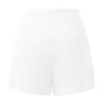 thumbnail image 6 of QTBIUQ Skort for Women Mid Waist Side Tie Casual Skirt Shorts Comfort Solid Color Summer Skorts with Shorts Built In, 6 of 6