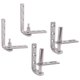 thumbnail image 3 of 2 pack 304 Stainless Steel Swinging Hardware Saloon Door Hinges,S, 3 of 5