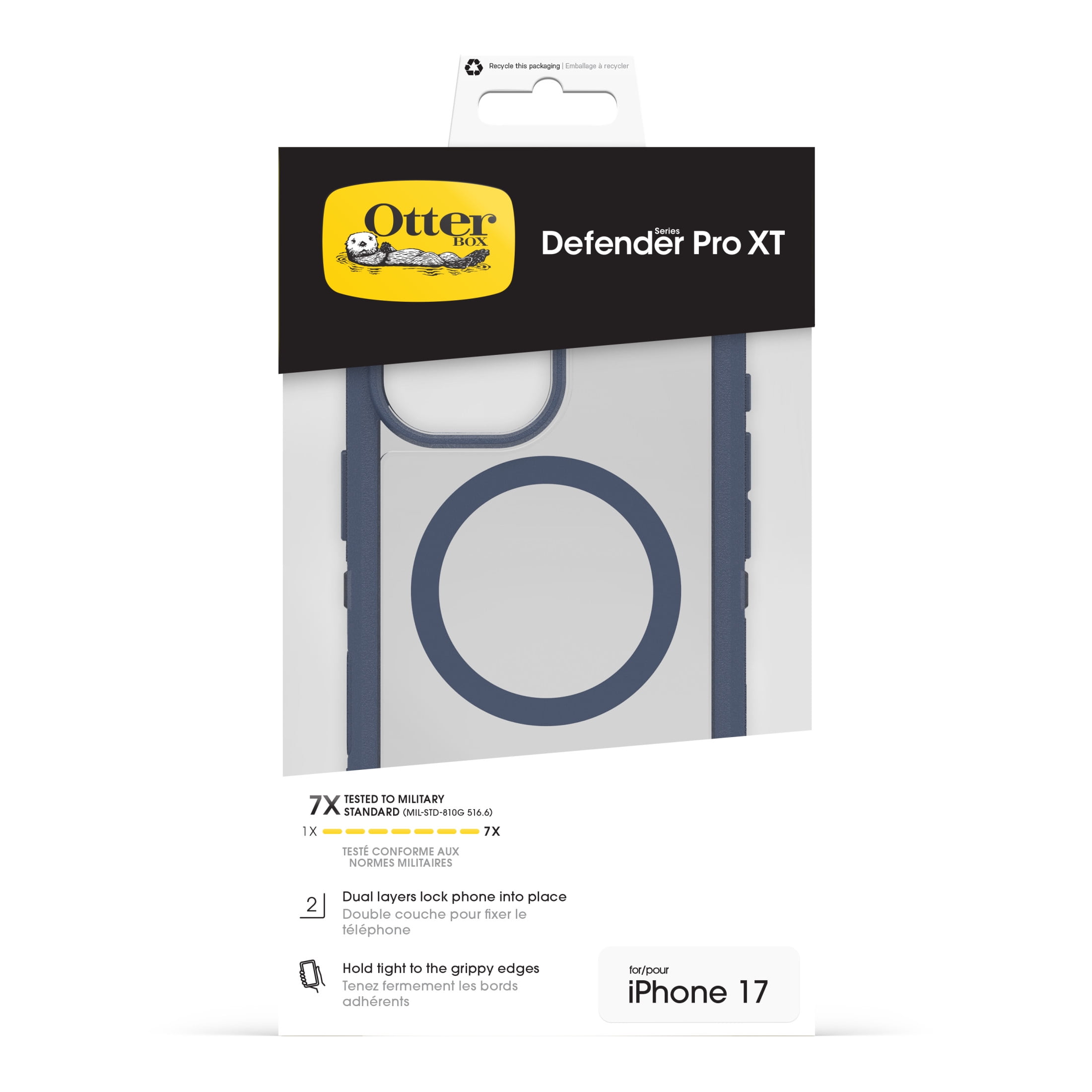 OtterBox Defender Series Pro XT Case with MagSafe and Camera Control for Apple iPhone 17 - Blue