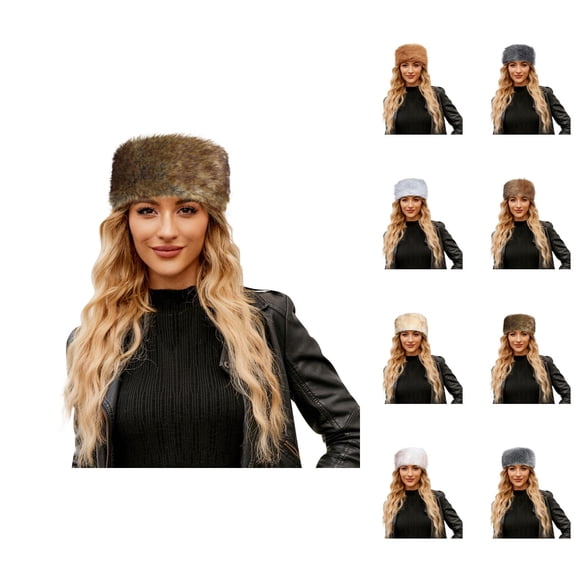 French Beret Golf Hat And Beret, Black Beret, Slouchy Beret, for Winter Beret Womens Young Plush Headband With Elastic Winter Earwarmer Earmuff Hat
