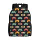 thumbnail image 1 of Disketp Retro Video Game Mochila Unisex de Apertura Lateral Completa, Mochila para Laptop para Escuela, Trabajo y Viajes, 1 of 8