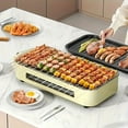 thumbnail image 3 of Stainless Steel Electric Skillet with Grill Rack - Temperature Control, Multi-Functional Kitchen Appliance for Grilling, Frying & Baking, Perfect Gift for Home Cooks, Grills for Cooking, 3 of 10