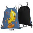 thumbnail image 4 of Mochila con cordón Tweetybird, impermeable, para deportes, gimnasio, yoga, bolsa de viaje con cordón para mujeres y hombres, 4 of 8
