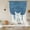 Indigo, variant on Indigo Blue Solid Color Tie Up Curtains 45 Inches Long, Kitchen Window Curtains Over Sink, Minimalist Vintage Linen Texture Small Window Curtains Balloon Curtains Valances for Bedroom/Cafe 34"x45"