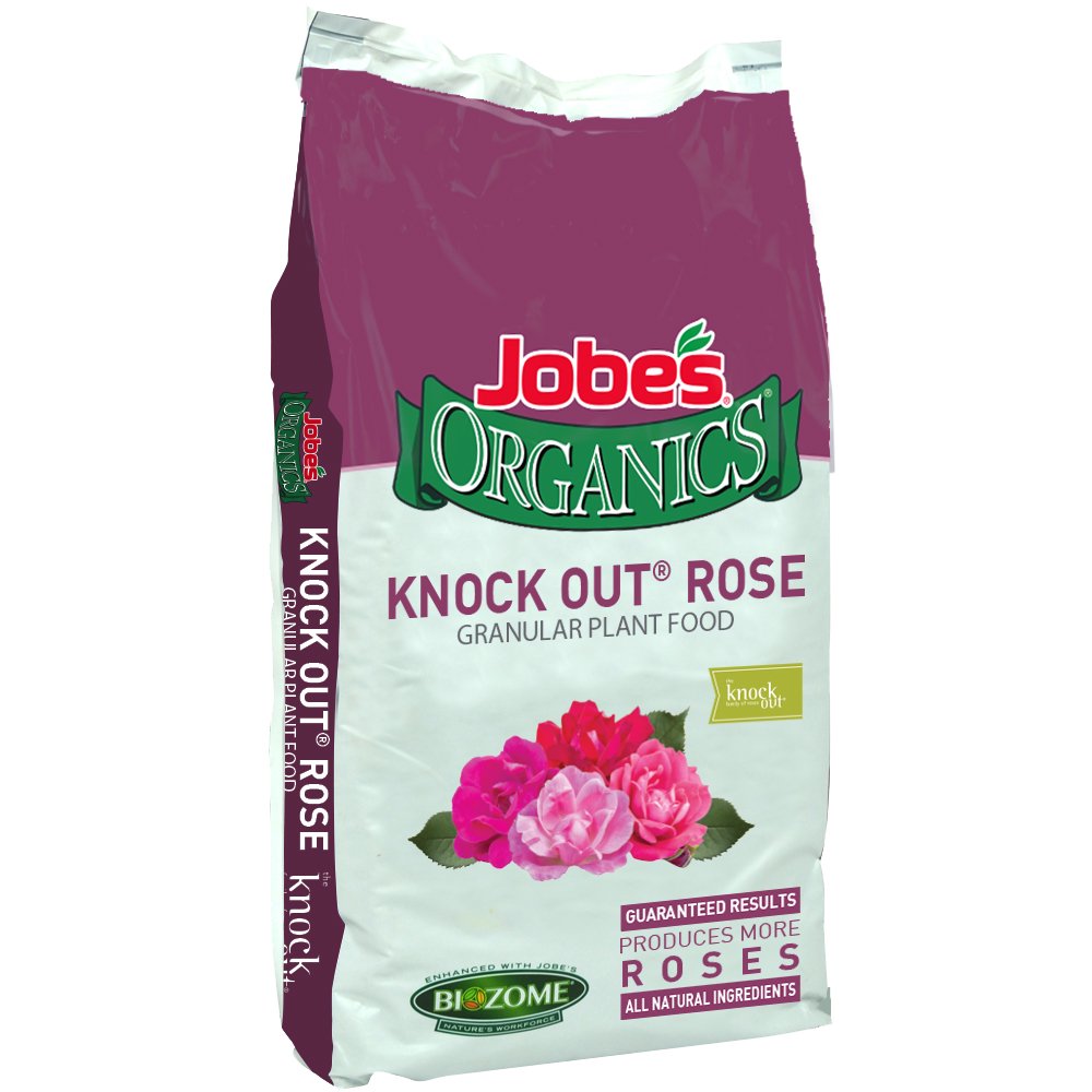 Jobe’s Organics Knock Out Rose Granular Plant Food, 16lbs, 343