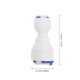thumbnail image 2 of ETHZZLE 5Pcs White Quick Connect Water Tube Connector for Purifiers Straight Adapter Compatible, 2 of 6