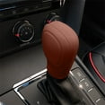 thumbnail image 2 of PRINxy Elastic Silicone Car Automatic Shifter Protector Cover,Car Gear Shifter Knob Cover,Universal Antl-Slip Auto Knob Gear Stick Protector Vehicle Accessories Brown, 2 of 9