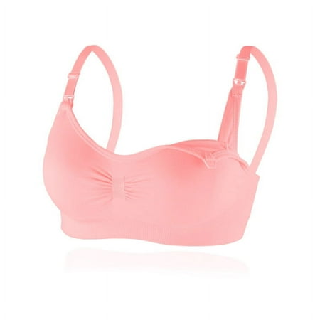Pregnant women s nursing underwear push up wireless front buckle bra nursing anti-overflow plus size postpartum mummy bra for women