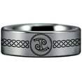 thumbnail image 2 of Gemini Style 2 Tungsten Carbide Ring, 2 of 7