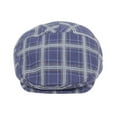 thumbnail image 4 of Men's Cotton Plaid Newsboy Ivy Caps Flat Ivy Caps Snap Brim Ivy Caps, 4 of 5