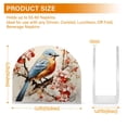 thumbnail image 3 of Bird Branches Flowers Napkin Holder for Table Clear Napkin Stand Paper Holder Acrylic Organizer Dispenser Napkins for Dinner Kitchen Restaurant Room, 3 of 8