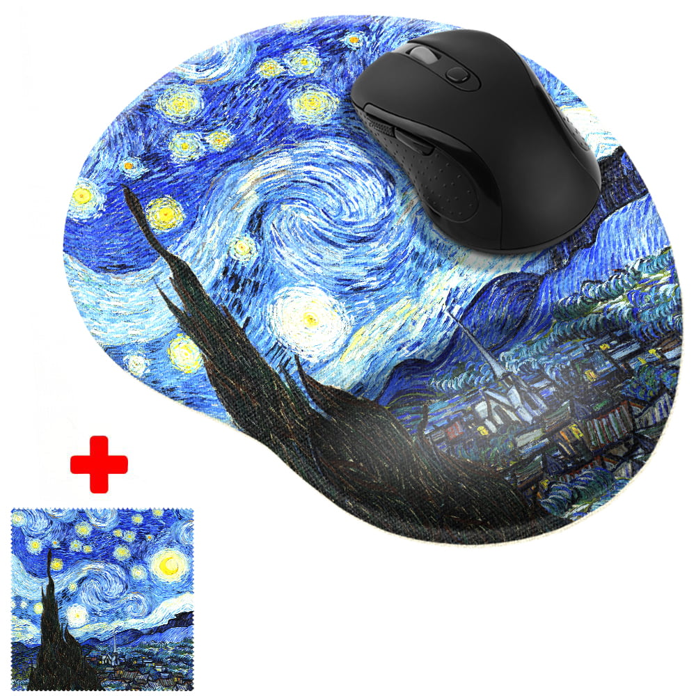 Van Gogh Starry Night Art Lovely Mouse Pad Mousepad Laptop Tablet PC Mice Mat 